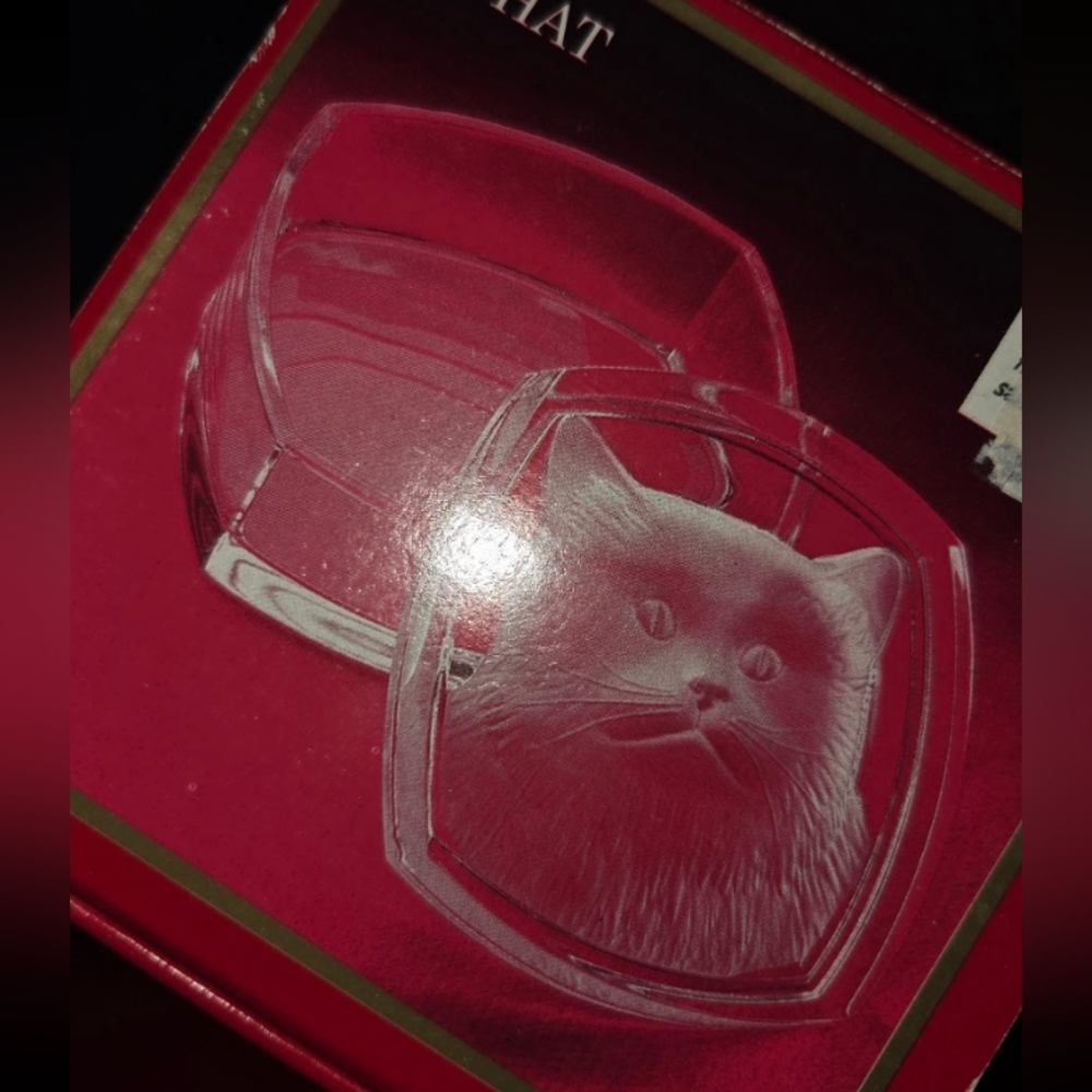 Crystal Cat Trinket Box